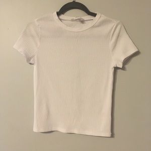 White Baby Tee